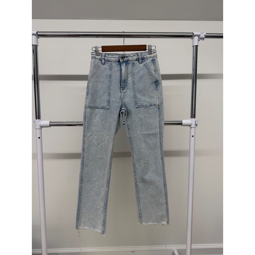 Womens Q2 Denim‎ Jeans size XS Chopped/ Cut